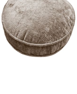 Delmonico Chenille Decorative Pillow, 16" Round