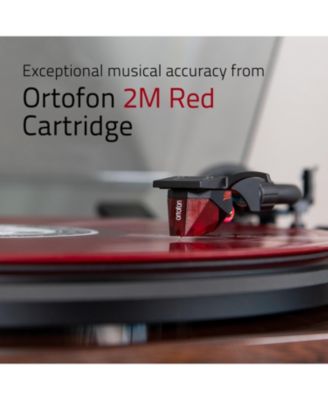 RT83 Turntable with Ortofon 2M Red, Speed Control Motor, Record Weight, 3-in-1 Stylus, Cleaning Kit – High-Fidelity Vinyl Player.