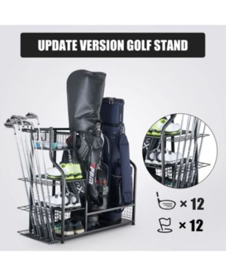 Golf Storage Garage Organizer and Other Golfing Equipment Rack