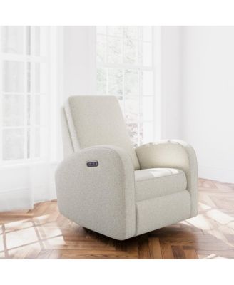 Santa Monica Power Recliner Swivel Glider (Dune Basketweave)