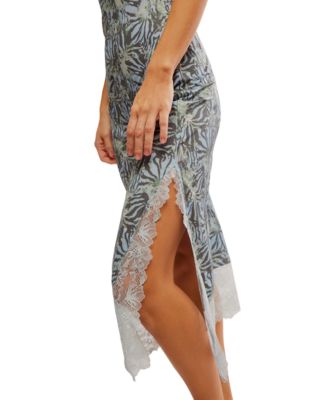 Women's Party Crasher Printed Midi Slip