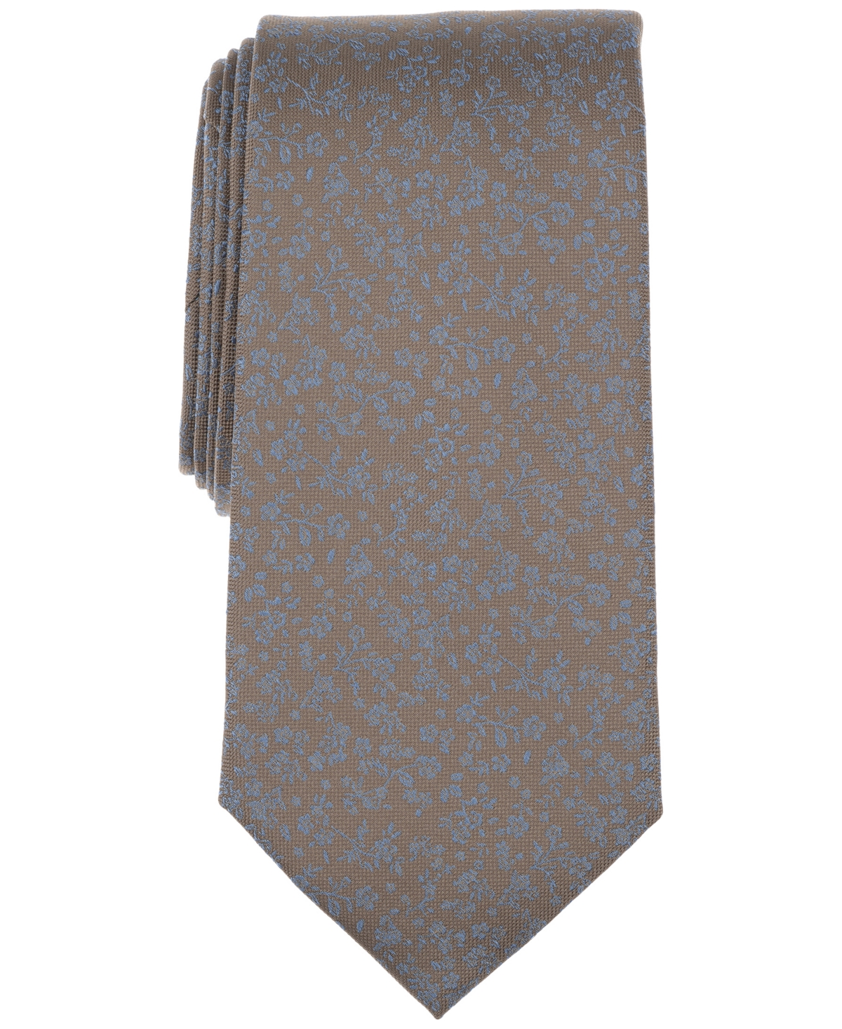 Men's Cesari Floral Tie - Taupe