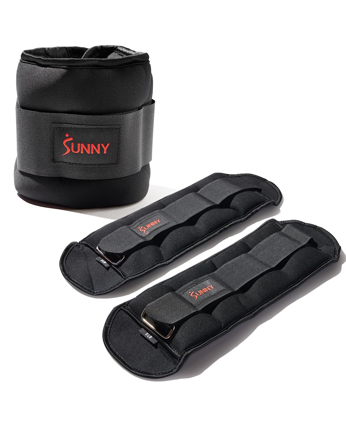 Ankle Weights 5 lb, Pair, Black - Black