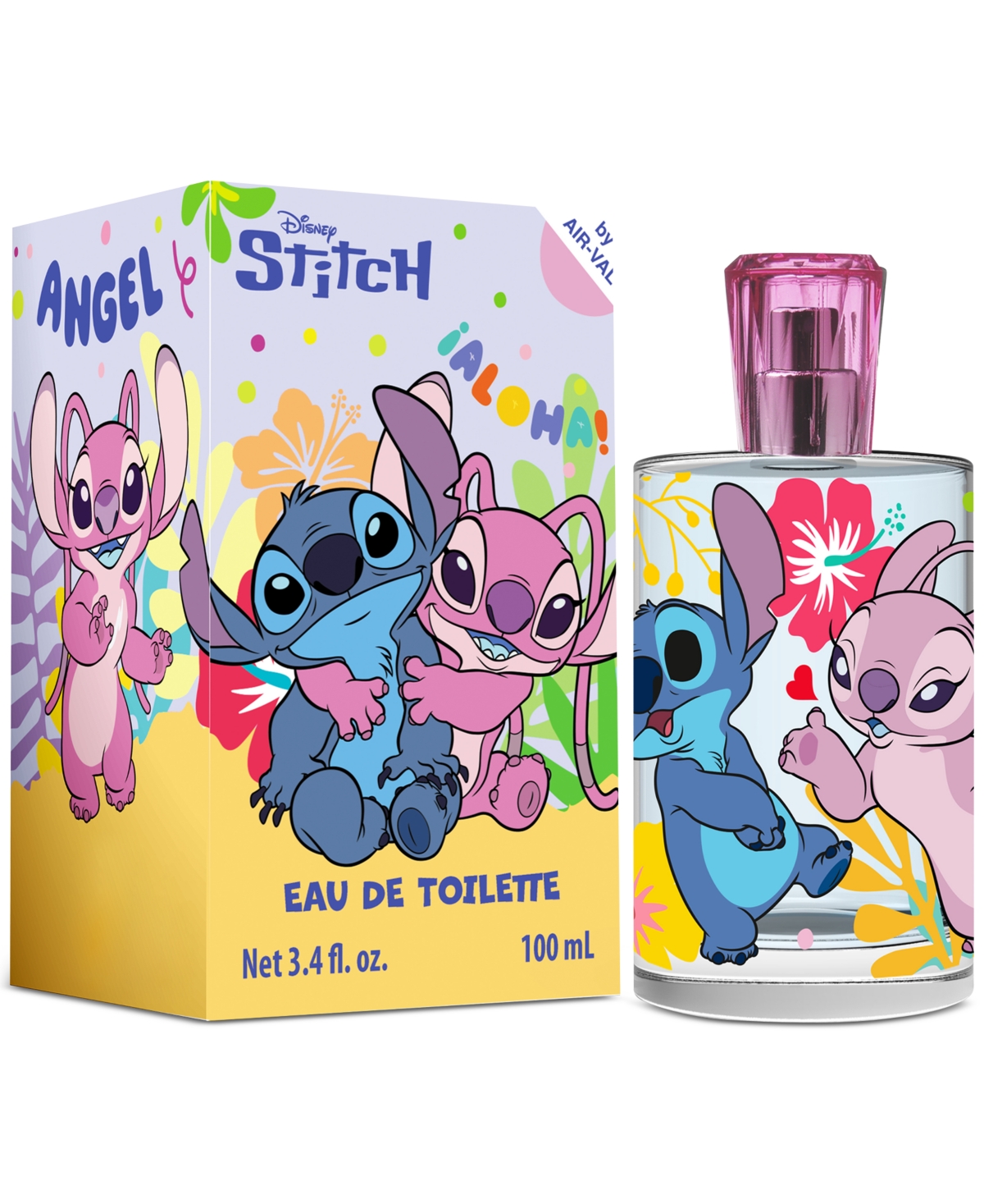 Disney Stitch & Angel Eau De Toilette Spray, 3.4 Oz.
