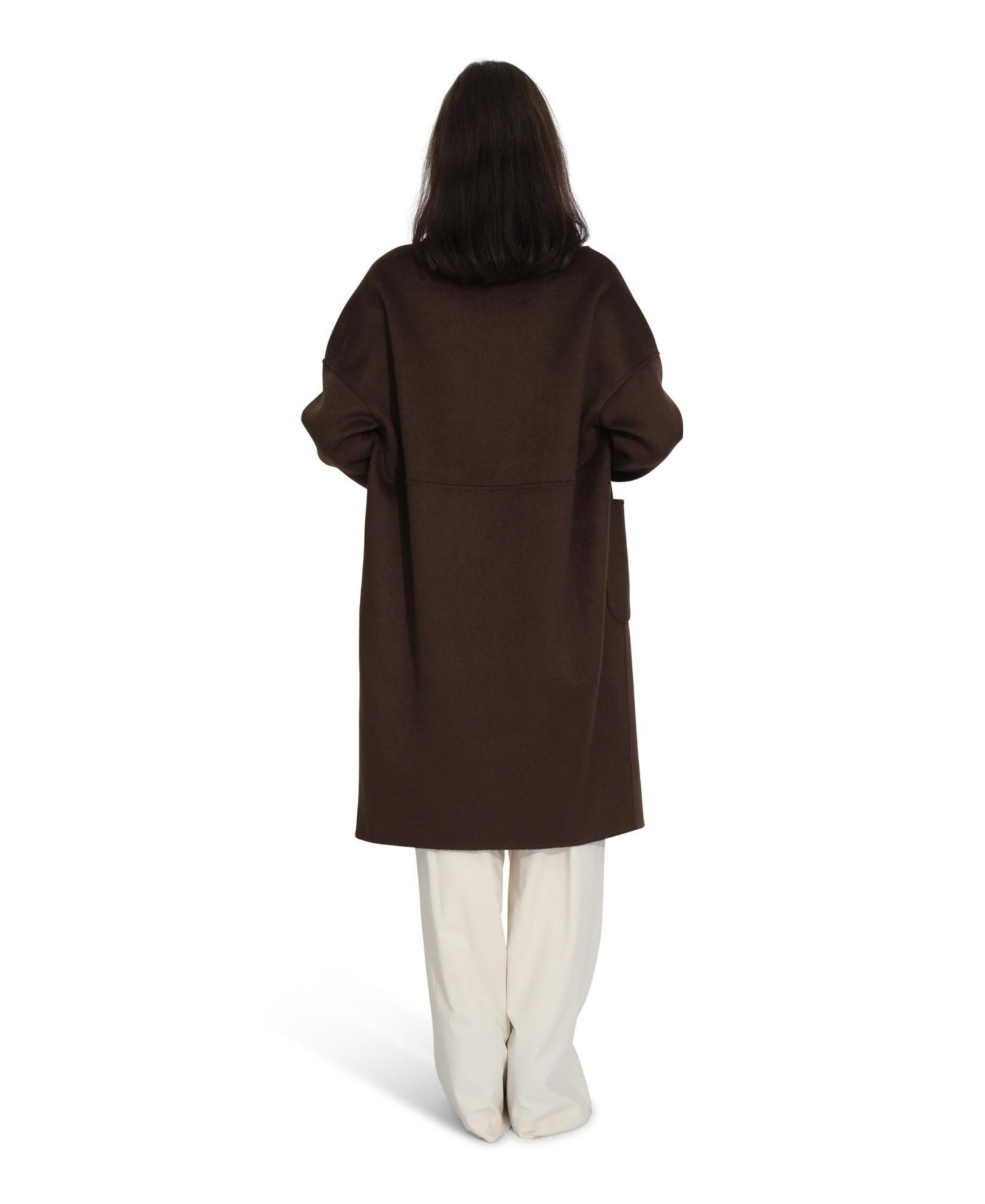 Women's Publisher Double-Breasted Wool Blend Coat