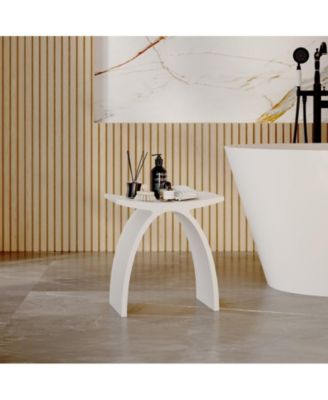 Freestanding Solid Surface Bathroom Shower Stool