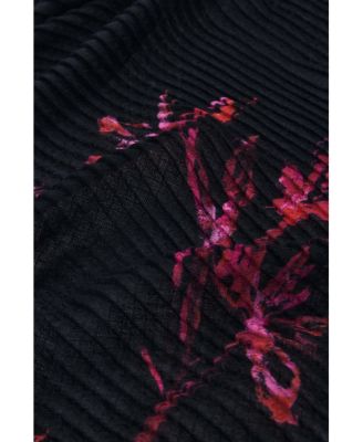 Women's Vibrant colors orchid scarf