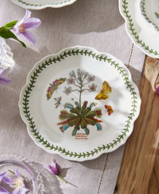 Botanic Garden Lotus Blossom Salad Plates, Set of 4