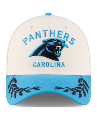 Men's Cream/Blue Carolina Panthers 2025 NFL Draft 39THIRTY Flex Hat