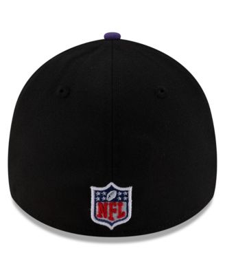 Men's Black/Purple Baltimore Ravens 2025 NFL Draft 39THIRTY Flex Hat