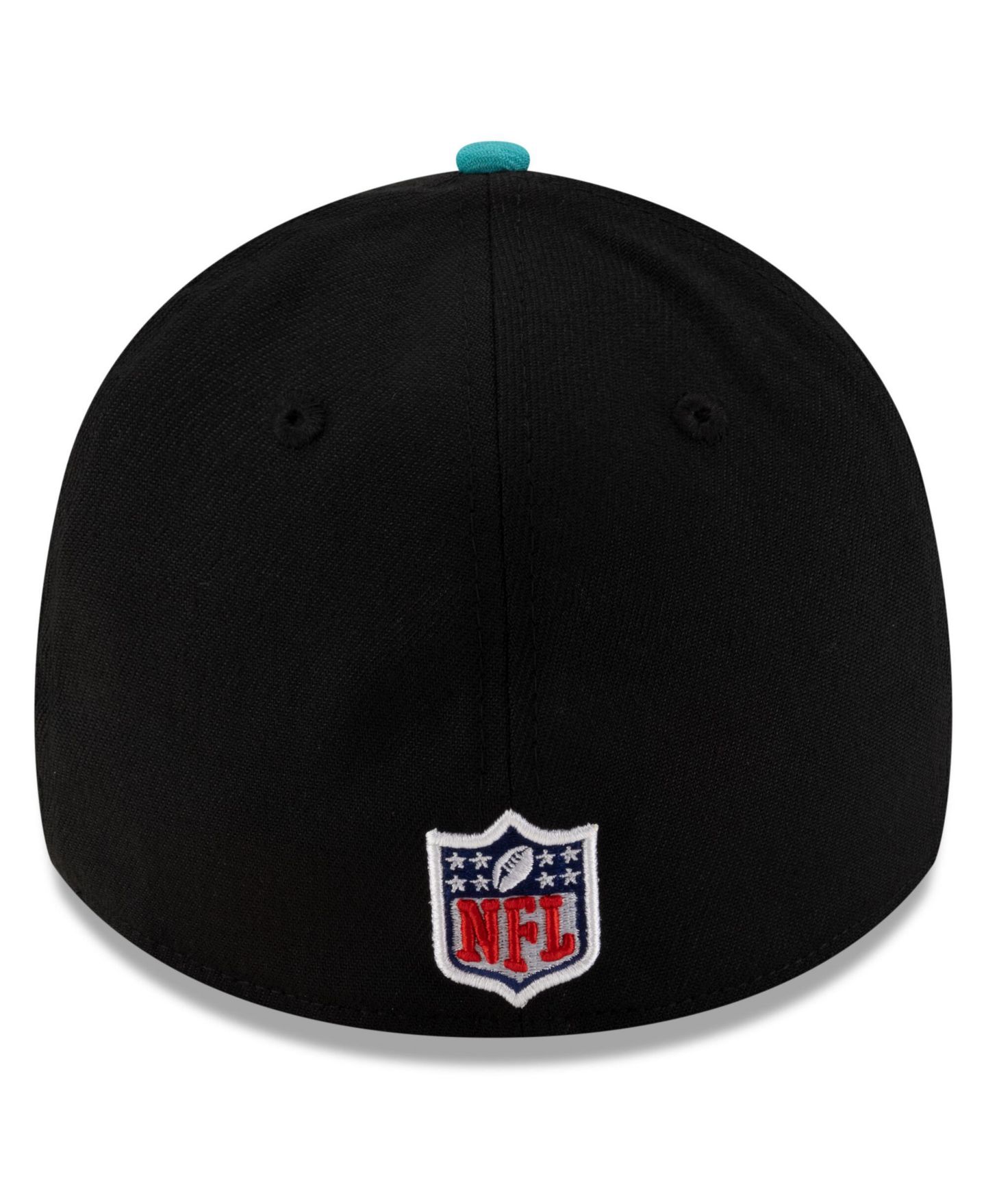 Мужская кепка New Era Black/Aqua Miami Dolphins 2025 NFL Draft 39THIRTY Flex Hat — фото 3