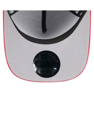 Men's Black/Red Kansas City Chiefs 2025 NFL Draft A-Frame 9FIFTY Snapback Hat