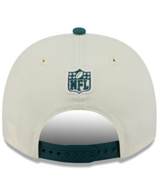Men's Cream/Green Philadelphia Eagles 2025 NFL Draft A-Frame 9FIFTY Snapback Hat