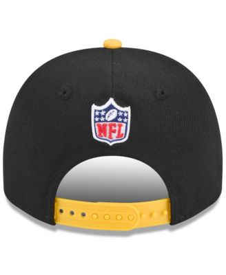 Men's Black/Yellow Pittsburgh Steelers 2025 NFL Draft A-Frame 9FIFTY Snapback Hat