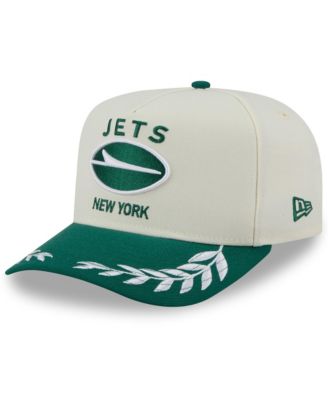 New Era - Men's Cream/Green New York Jets 2025 NFL Draft A-Frame 9FIFTY Snapback Hat