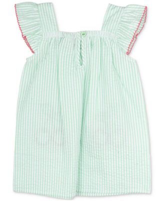 Baby Girls Cherry Seersucker Dress