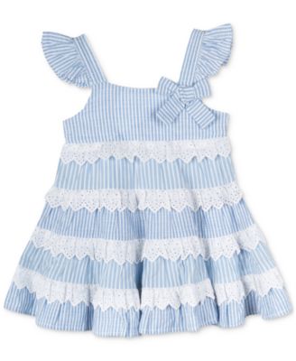 Baby Girls' Striped Yarn-Dyed Dress  