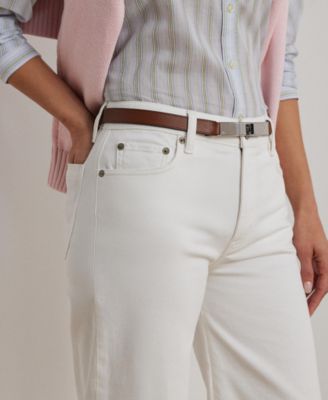 Women's High-Rise Wide-Leg Cropped Jeans