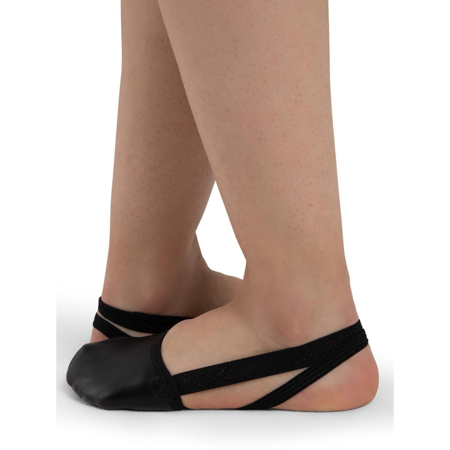 Женские кожаные балетки Capezio Pirouette II, цвет: Чёрный — фото 6