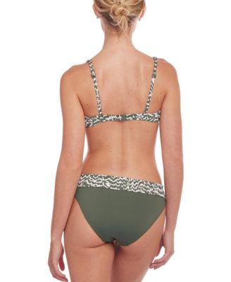 Women's Animal Print Underwire Bikini Swimsuit Top Bra Sizing