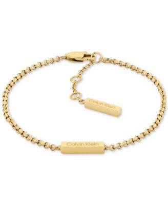 Stainless Steel 3-Pc. Set Crystal Mixed Chain Bracelets