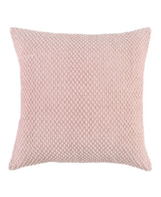 Urban Farmhouse Solid Woven Decorative Pillow, 20" x 20"