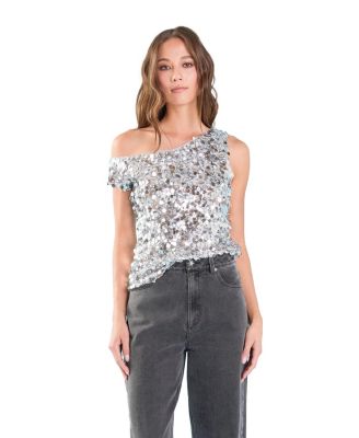 Women's Multi Sequins Sleeveless Top
