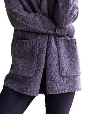 Women's Flecked Hooded Coatigan