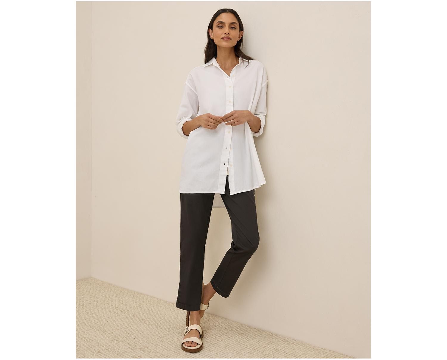Women's Cotton Sunset Lightweight Cotton Oversized Shirt