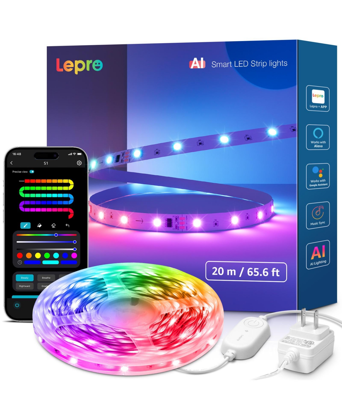 Lepro S1 Ai Led Strip Lights for Bedroom
