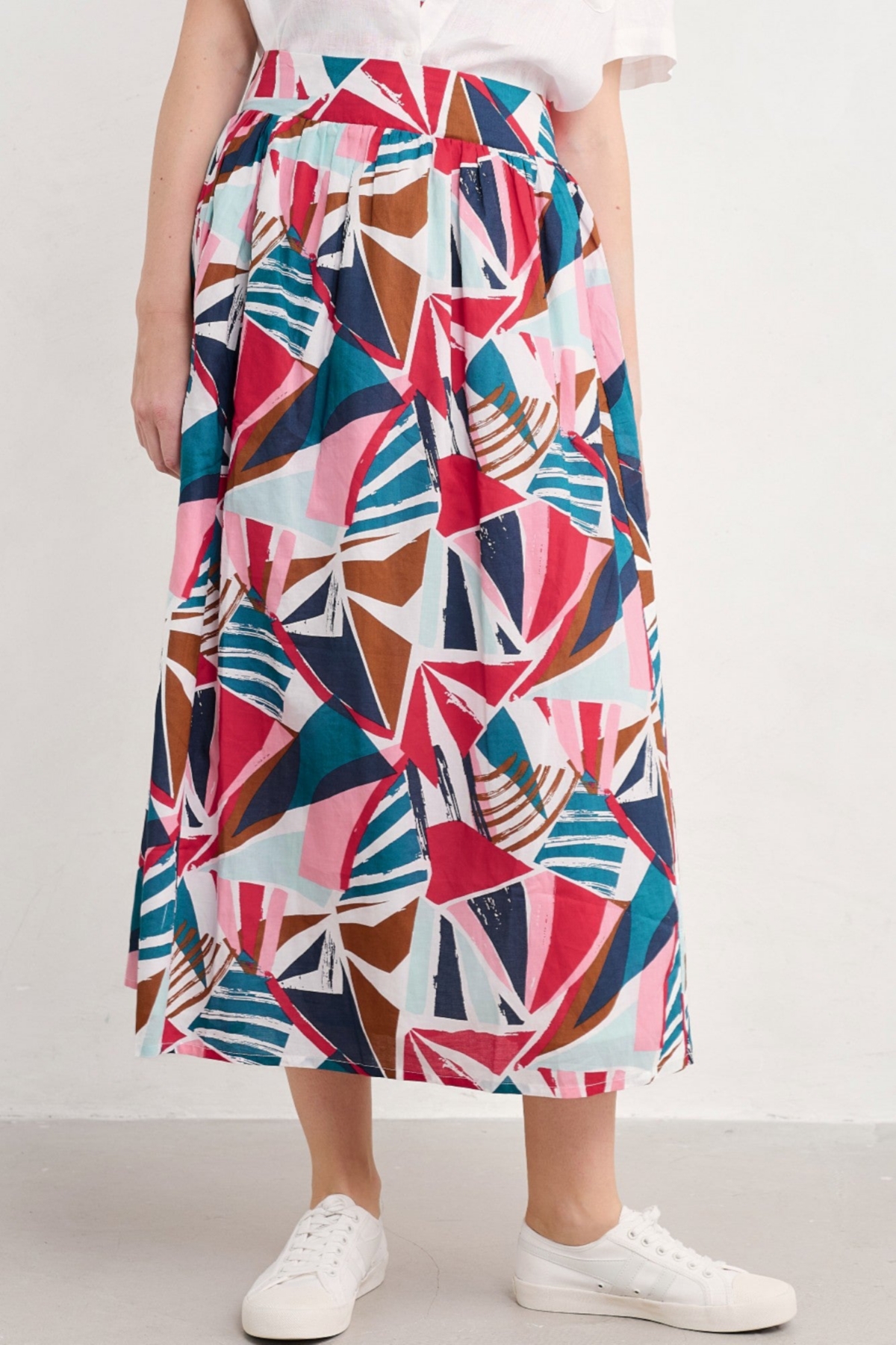 Women's Mevagissey Skirt - Spinnaker sails chalk