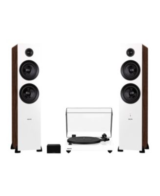 RT82 Turntable, PA10 Phono Preamp, Ai81 Powered Speakers, Ortofon OM10 Cartridge, 150W Class D Amplifier, Bluetooth