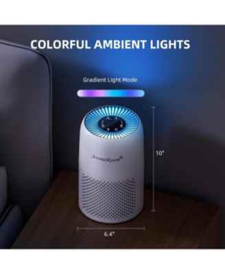 AromaRoom H13 HEPA Air Purifier with Fragrance Sponge and RGB Night Light