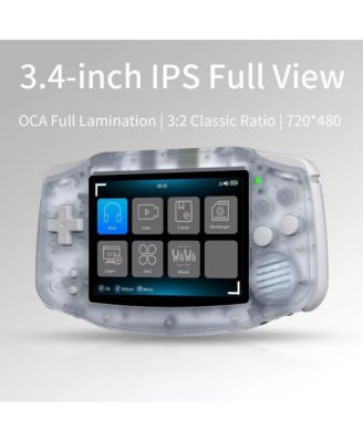 Retro Handheld Game Console, 3.4 Inch IPS Screen, 64GB Storage, 5532 Pre-Installed Games, WiFi, HDMI