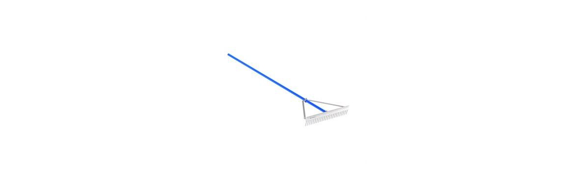 28-128 Landscape Rake - 24-inch - Blue