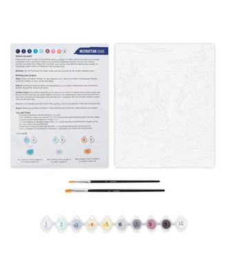 Acrylic Paint-By-Number Kit - Winter Wonderland