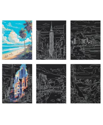 Scratch Art: Paper Pad - Destinations