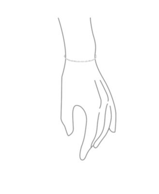 Twisted Bead Snake Chain Anklet Ankle Bracelet Sterling Silver 9-10"