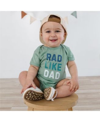 Baby Boys Rad Like Dad Short Sleeve Bodysuit