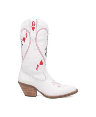 Women's Queen A Hearts  Leather Boots