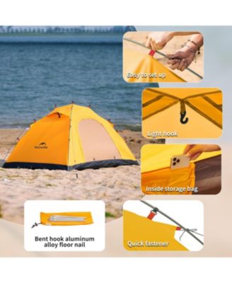 Camping Tent 2 Persons in 4 Seasons, Ultralight Tents Backpacking Tents backpacking Tents, Anti-UV Family Tents for Outdoor