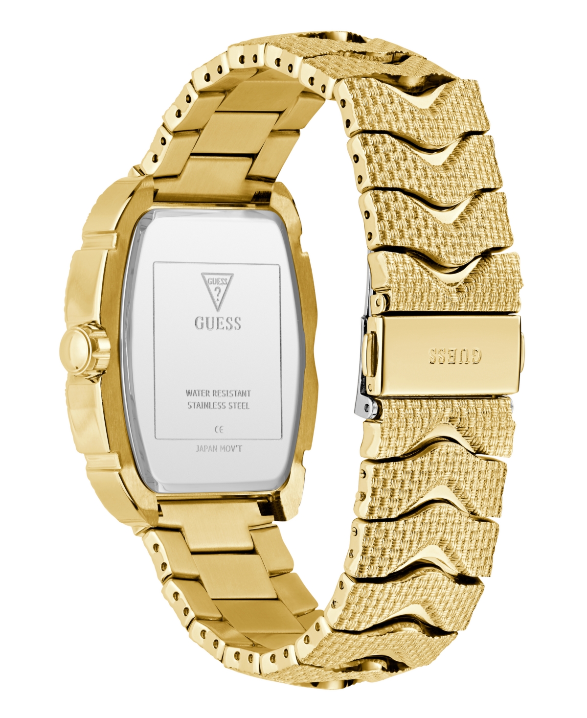 Guess Men's Multi-function Gold-tone Stainless Steel Watch, 40mm In Gold-tone