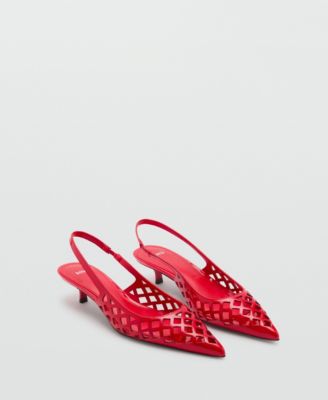 Women's Die-Cut Kitten Shoes