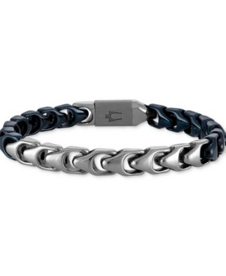 Bulova - Men's Two-Tone Stainless Steel Link Bracelet