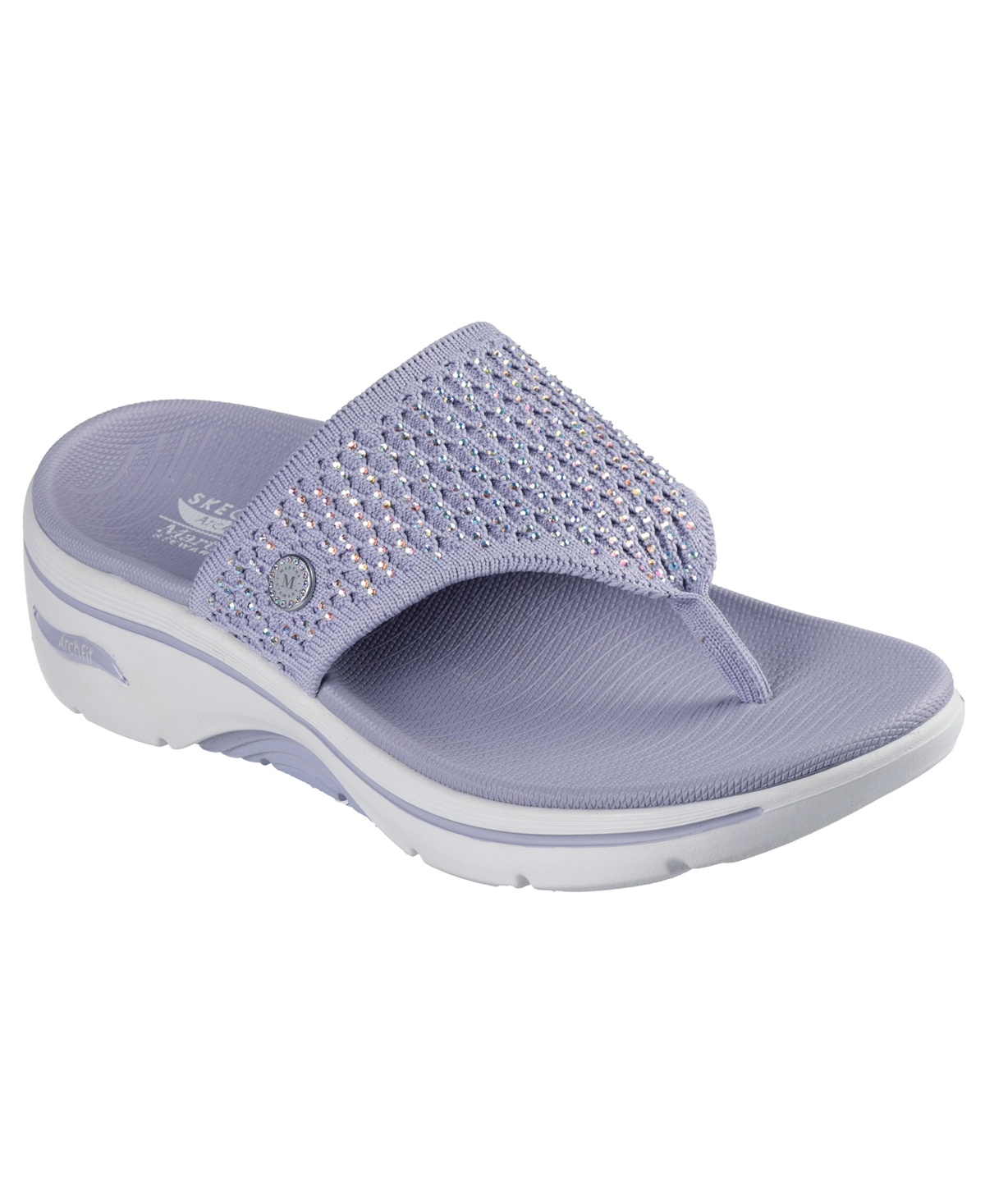 Women's Martha Stewart: Go Walk Arch Fit 2.0 - Illuminating Sandals from Finish Line - Lavender