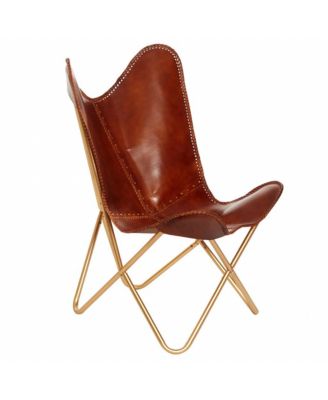 Leather Butterfly Chair – Vintage-Inspired Accent Seating