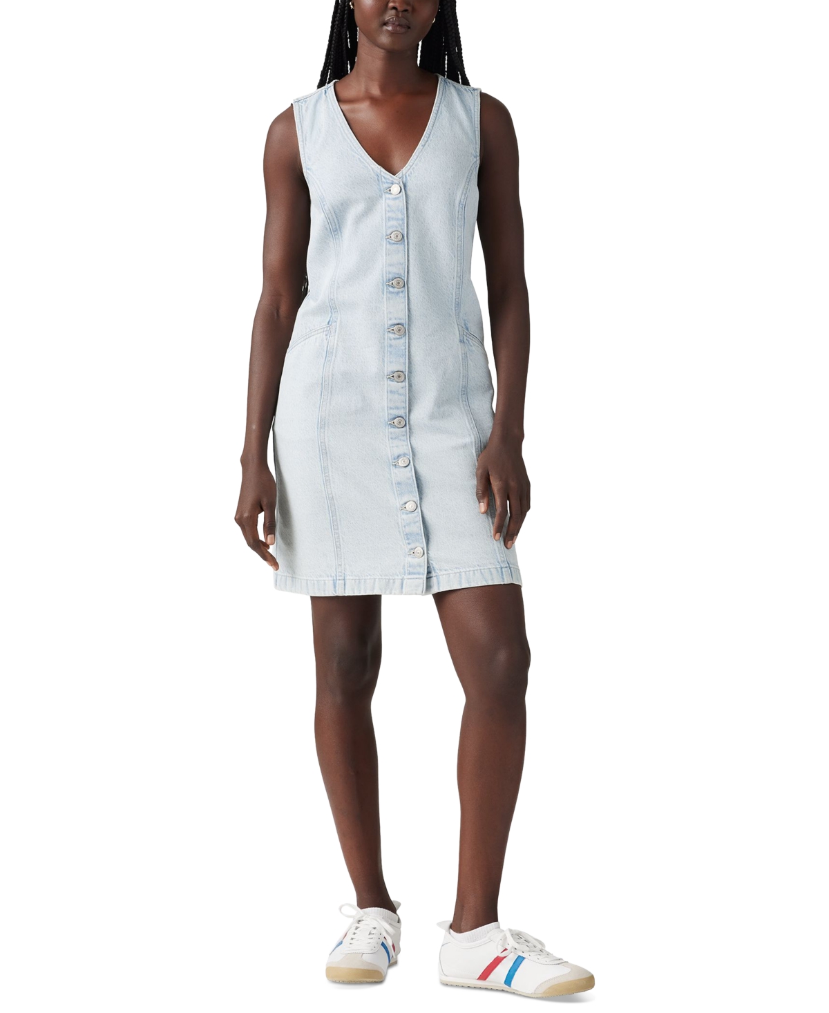 Levi's Plus Size Vianna Sleeveless Denim Vest Dress