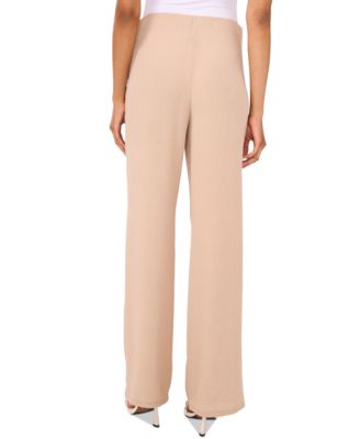 Women's Pull-On Twist-Front Straight-Leg Pants