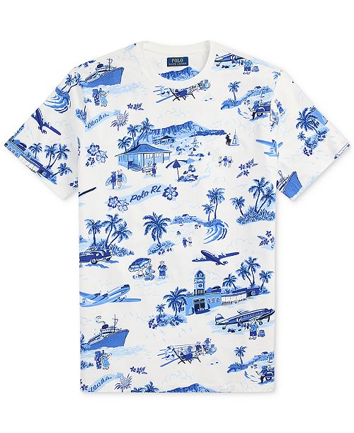 alfani Polo Ralph Lauren Men's Big & Tall Polo Bear Jersey T-Shirt Men's Fashion & Accessories