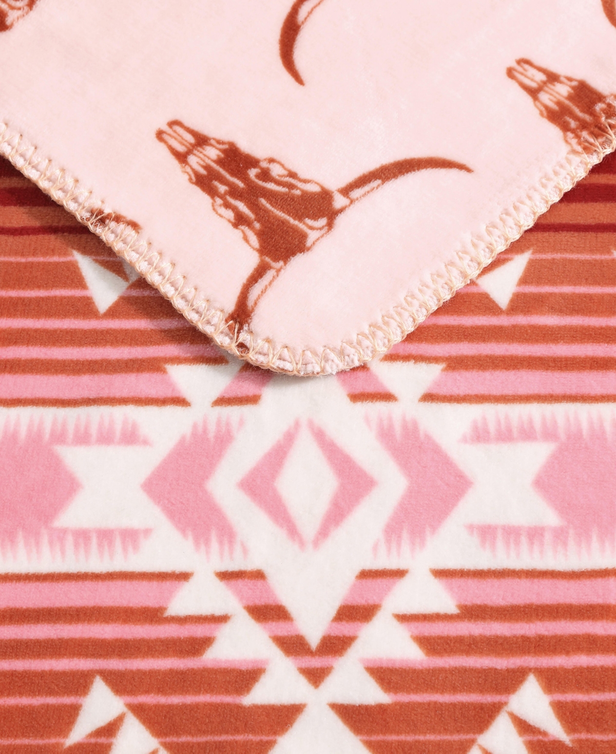 Wrangler Jericho Plush Reversible Blanket, Twin